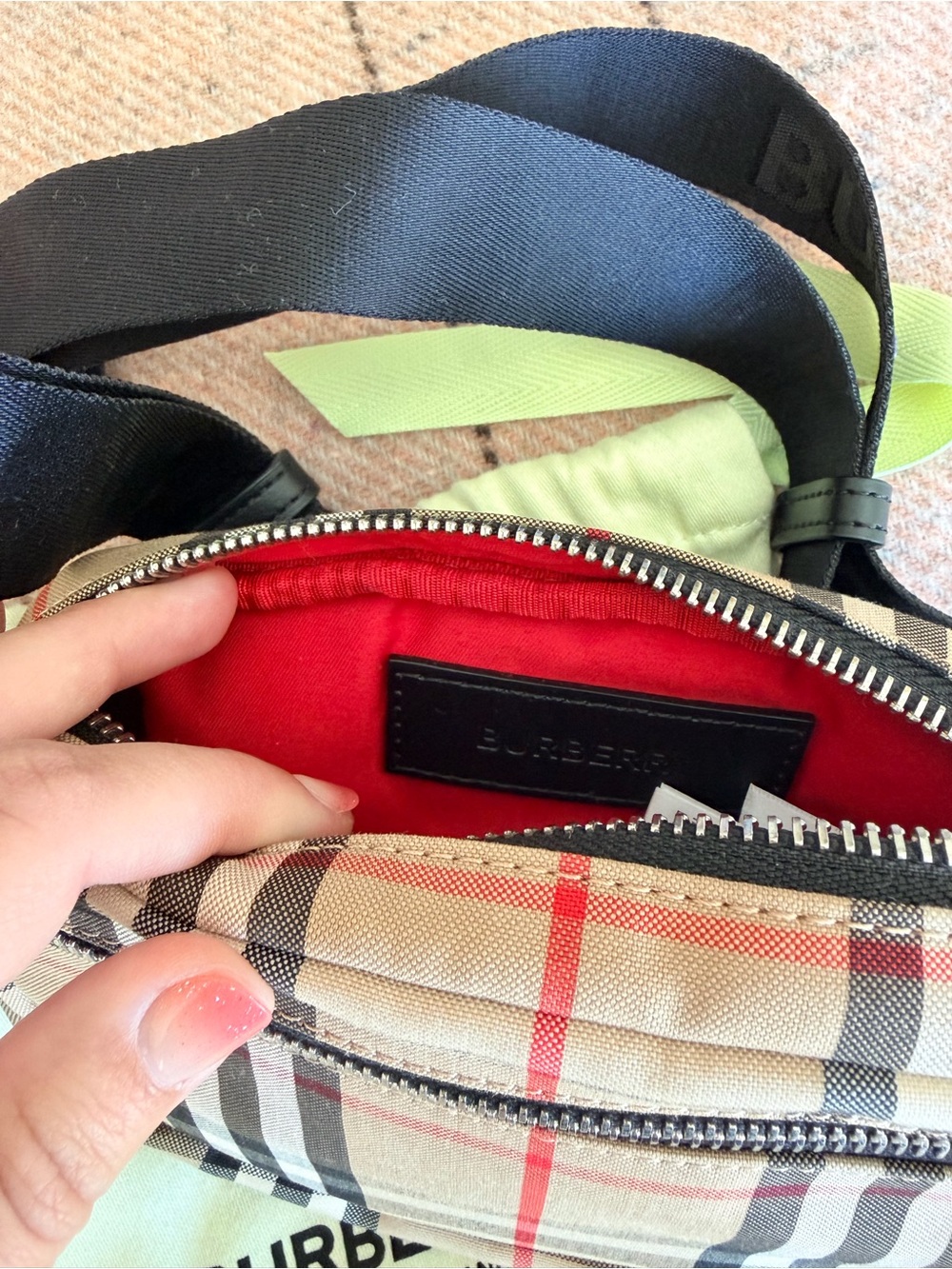Burberry Small Vintage Check Cannon Bum Bag - Picture 2 of 3